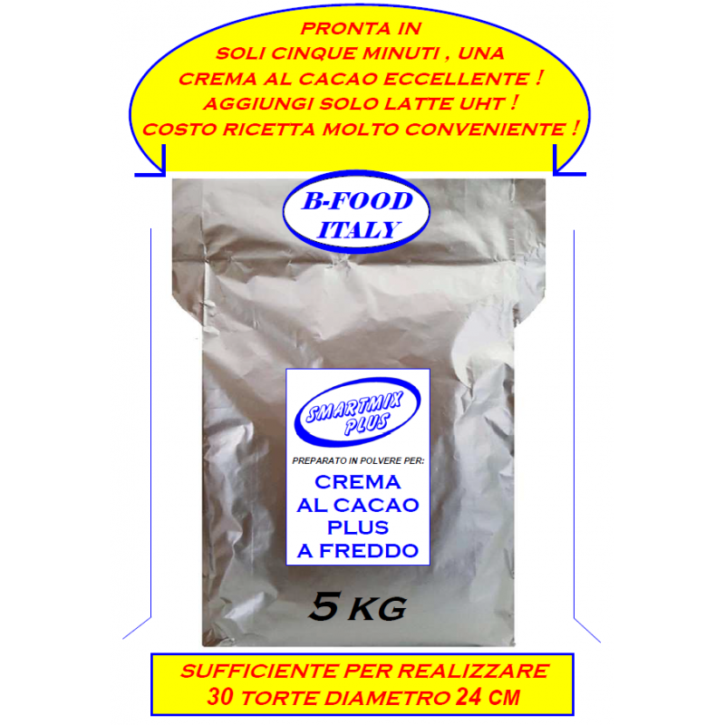 CREMA PASTICCERA AL CACAO PLUS A FREDDO