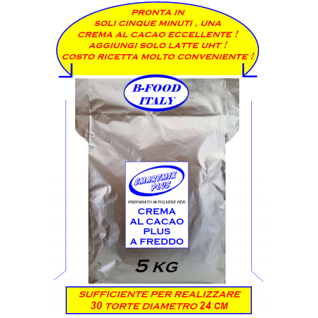 CREMA PASTICCERA AL CACAO PLUS A FREDDO